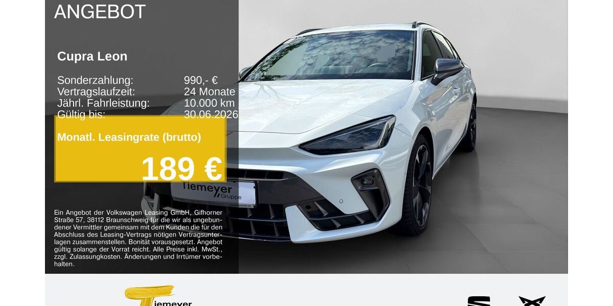 Cupra Leon 26.925 km 30.670 &euro; Hemer 58675