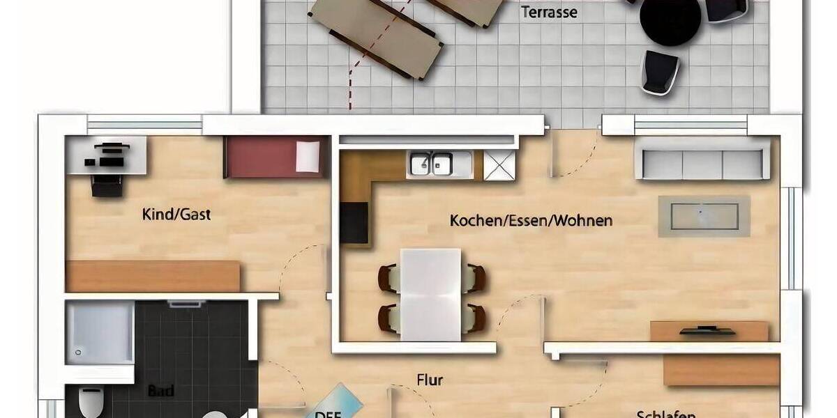 Etagenwohnung Marbach Rielingshausen - 3 Zimmer, 110 m&sup2;, 1.350&euro; | Angebot:26875793