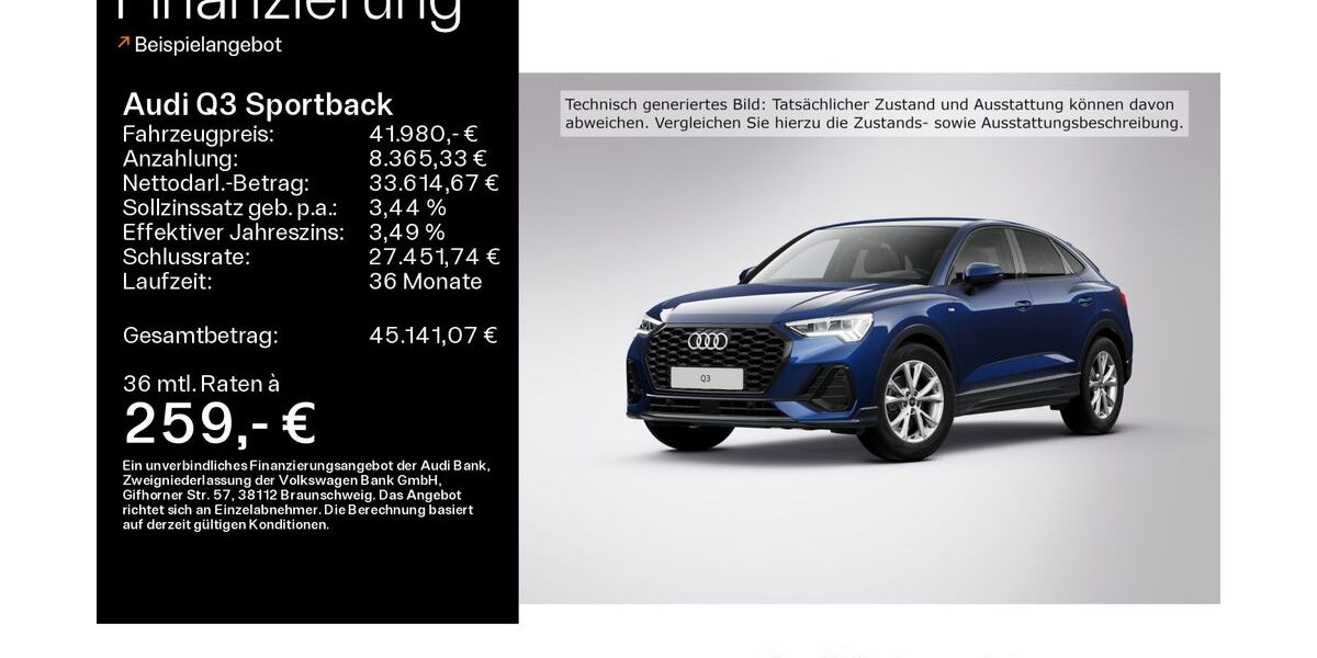Audi Q3 27.959 km 41.980 &euro; Haßfurt 97437