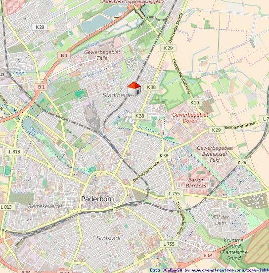 Etagenwohnung Paderborn - 3 Zimmer, 83 m&sup2;, 900&euro; | Angebot:26194297