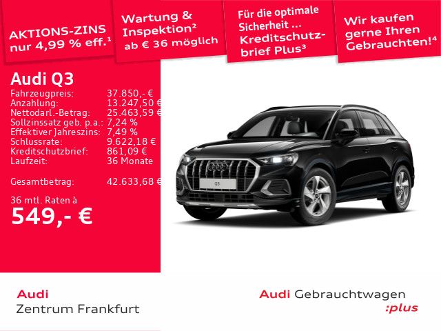 Audi Q3 22.229 km 35.550 &euro; Frankfurt am Main 60314
