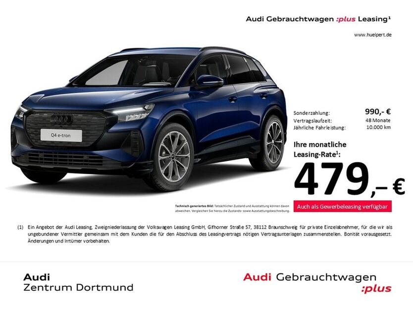 Audi Q4 e-tron 6.336 km 52.915 € Dortmund 44143