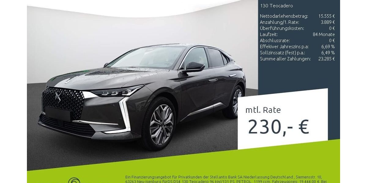 DS Automobiles DS4 18.936 km 19.260 &euro; Borken 46325