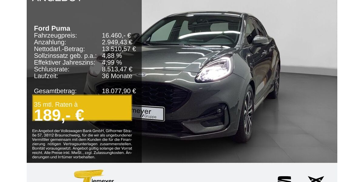 Ford Puma 40.010 km 15.480 &euro; Bochum 44809