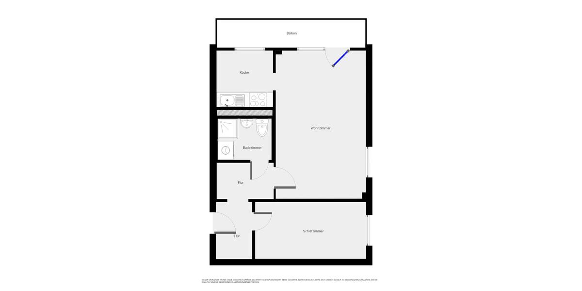 Etagenwohnung Zerbst (Anhalt) - 2 Zimmer, 50 m&sup2;, 205&euro; | Angebot:26264136