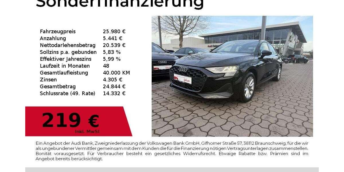 Audi A3 9.889 km 25.980 &euro; Dessau 06842