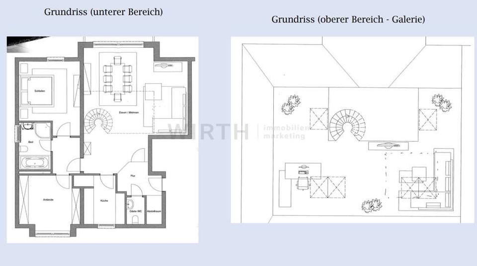 Maisonettenwohnung Kempten (Allgäu) Auf dem Lindenberg - 3 Zimmer, 134 m&sup2;, 1.600&euro; | Angebot:26340146