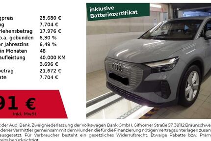 Audi Q4 e-tron 38.700 km 24.980 &euro; Nürnberg 90411