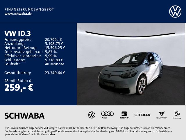 VW ID.3 40.130 km 20.795 &euro; Gersthofen 86368