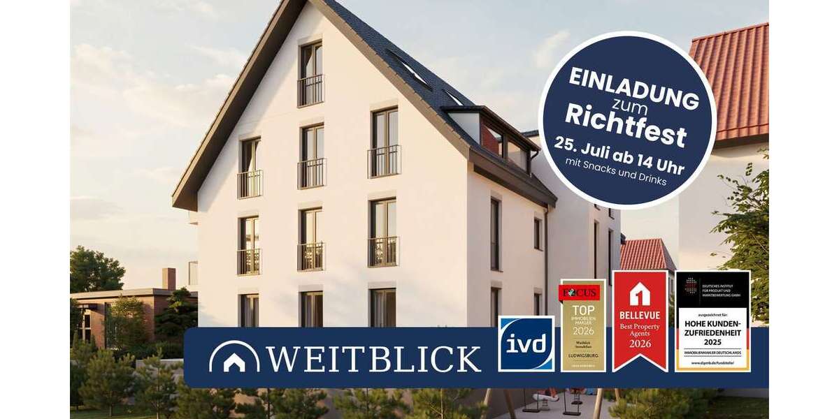 Etagenwohnung Ludwigsburg Hoheneck - 4 Zimmer, 104 m&sup2;, 649.000&euro; | Angebot:26972119