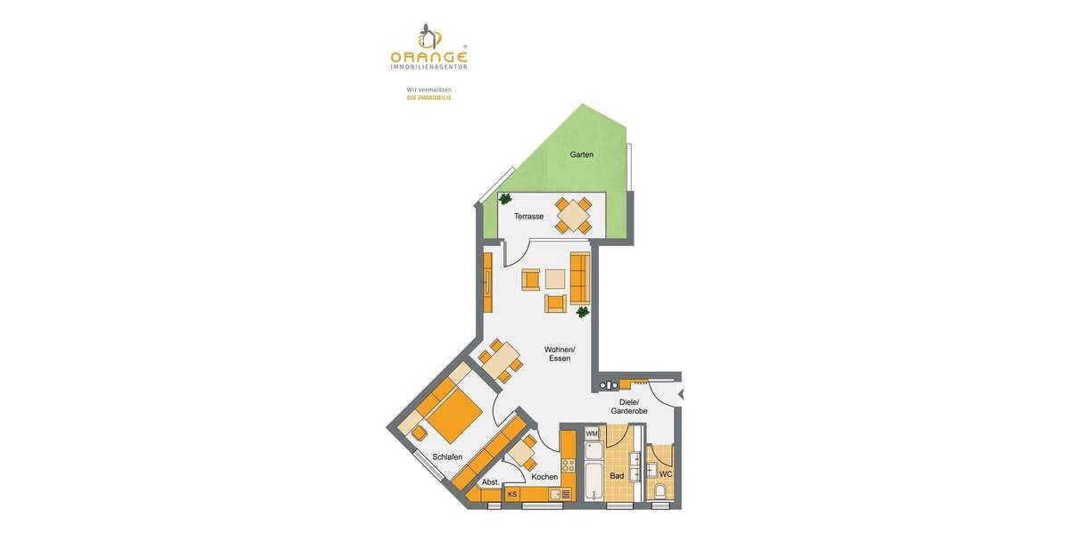 ***TOLLE 2-ZIMMER-WOHNUNG IM EG MIT KÜCHE UND GARTENANTEIL*** 2 zimmer