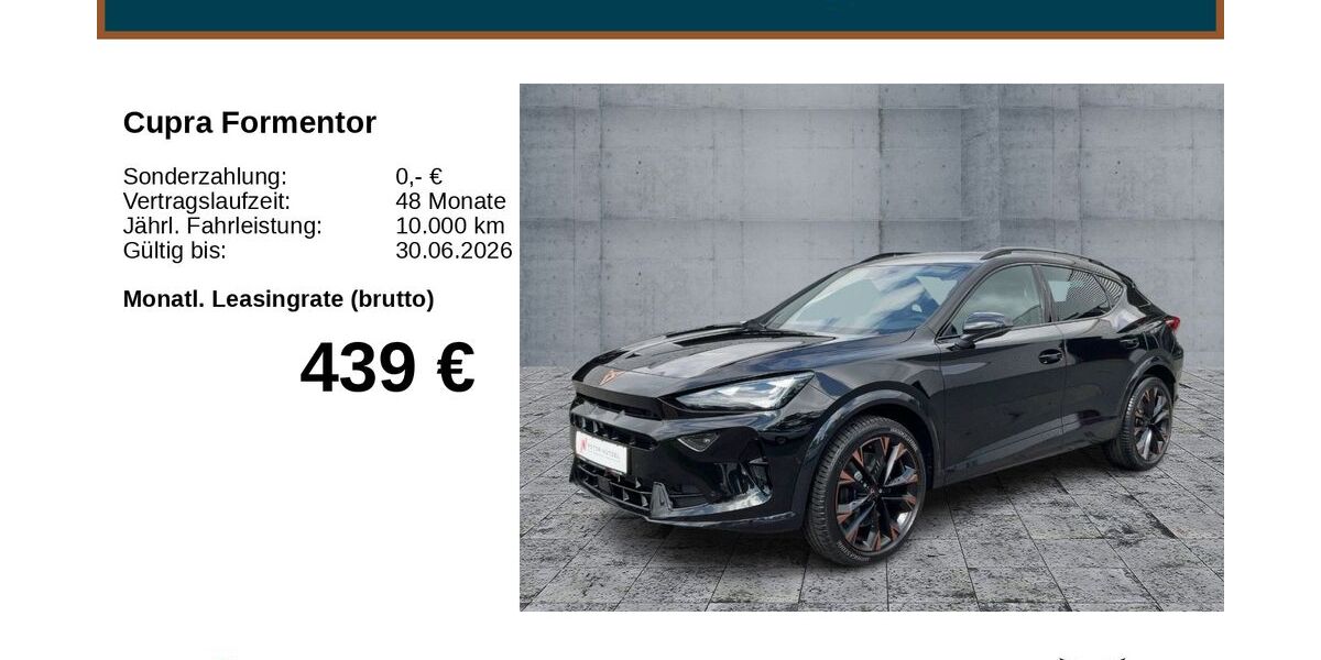 Cupra Formentor 1.500 km 43.790 &euro; Mitterteich 95666