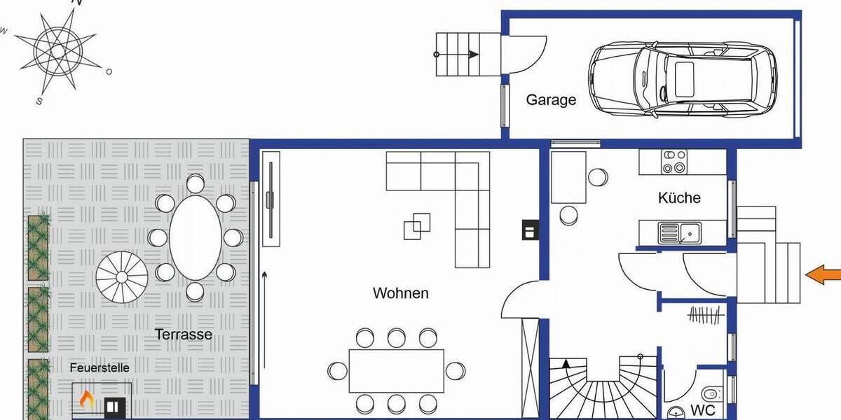 Großzügiges Eckhaus mit viel Platz, Garten und Potenzial 6 zimmer