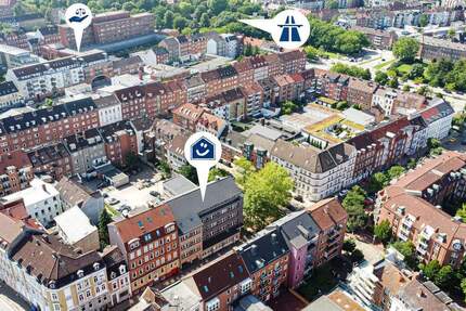 Kiel - zwischen Exerzierplatz und Gerichten - Praxisflächen in gefragter Lage mit Stellplätzen! 6 zimmer