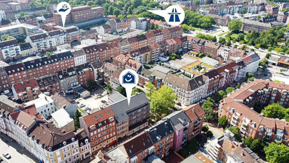 Kiel - zwischen Exerzierplatz und Gerichten - Praxisflächen in gefragter Lage mit Stellplätzen! 6 zimmer