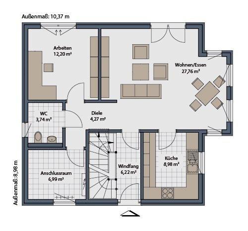 Einfamilienhaus Marl - 5 Zimmer, 140 m&sup2;, 1.750&euro; | Angebot:26665337