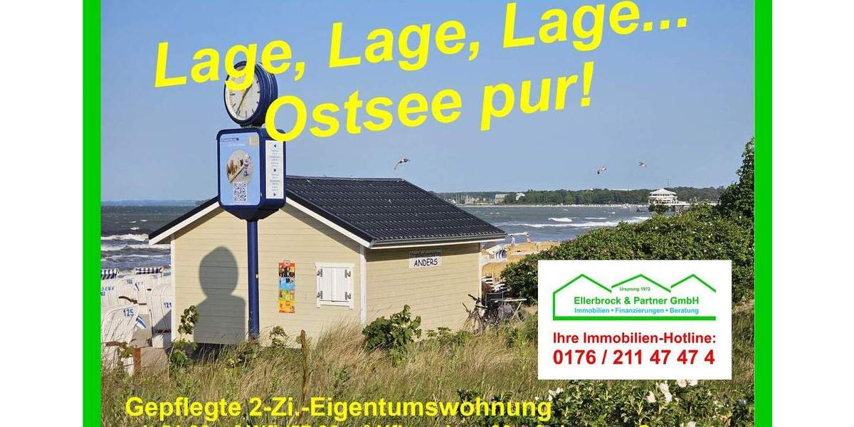Gepflegte 2-Zi.-Eigentumswohnung (300 m zum Strand) 2 zimmer