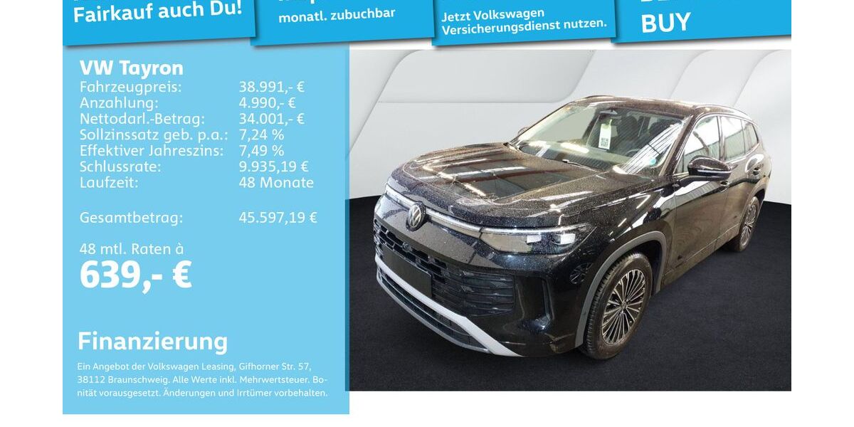 VW Tayron 24.986 km 38.991 &euro; Mannheim 68309