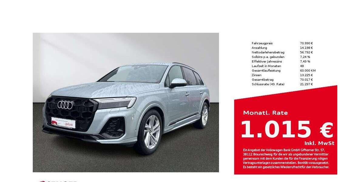 Audi Q7 20.708 km 70.999 &euro; Bielefeld 33609