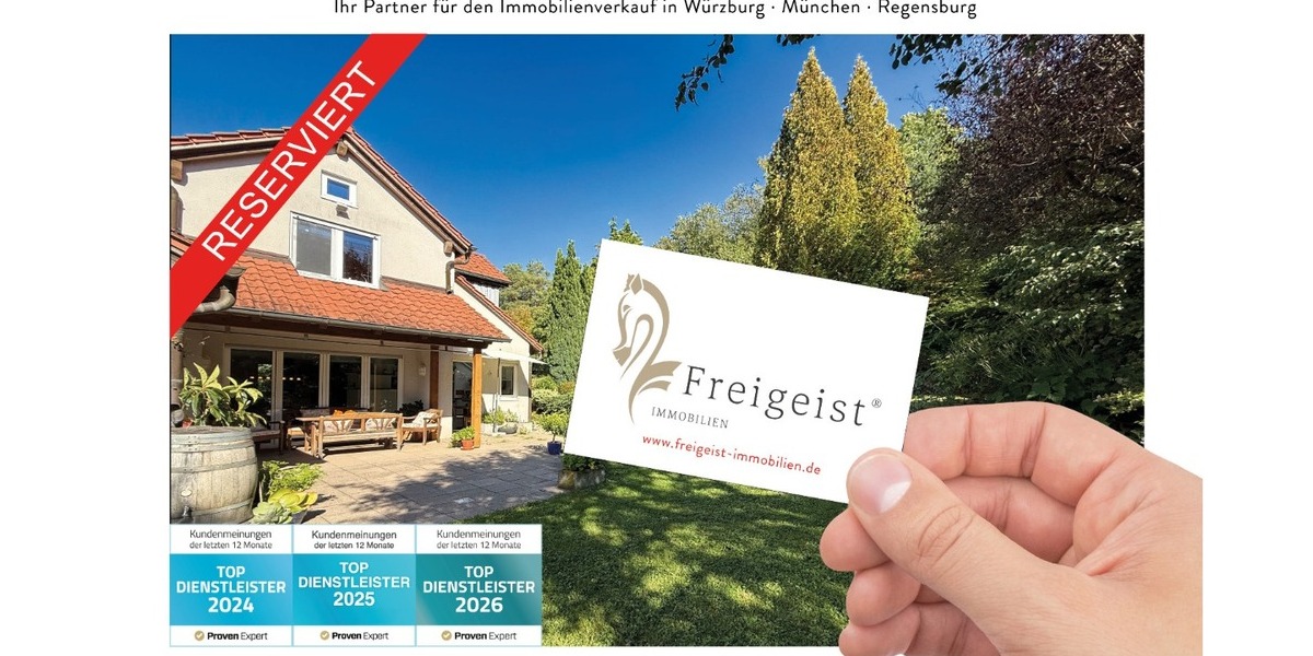 *reserviert* Attraktives Architekten-Einfamilienhaus mit Einliegerwohnung und herrlichem Garten - Einfamilienhaus Wertheim | Angebot:27081421