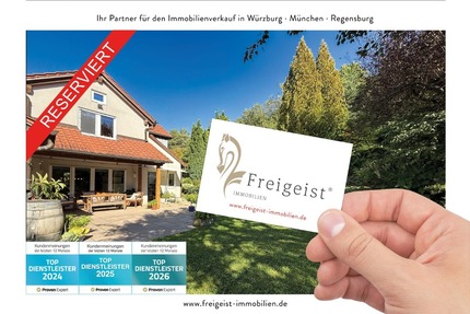 *reserviert* Attraktives Architekten-Einfamilienhaus mit Einliegerwohnung und herrlichem Garten - Haus Wertheim | Angebot:27081421