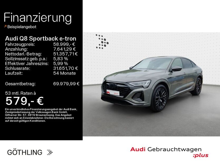 Audi Q8 e-tron 26.265 km 58.999 € Eisenach 99817