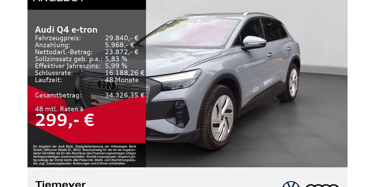 Audi Q4 e-tron 54.621 km 25.280 € Gelsenkirchen 45894