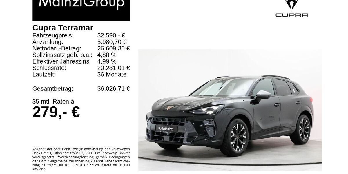 Cupra Terramar 26.600 km 31.920 &euro; Feldkirchen/Westerham 83620