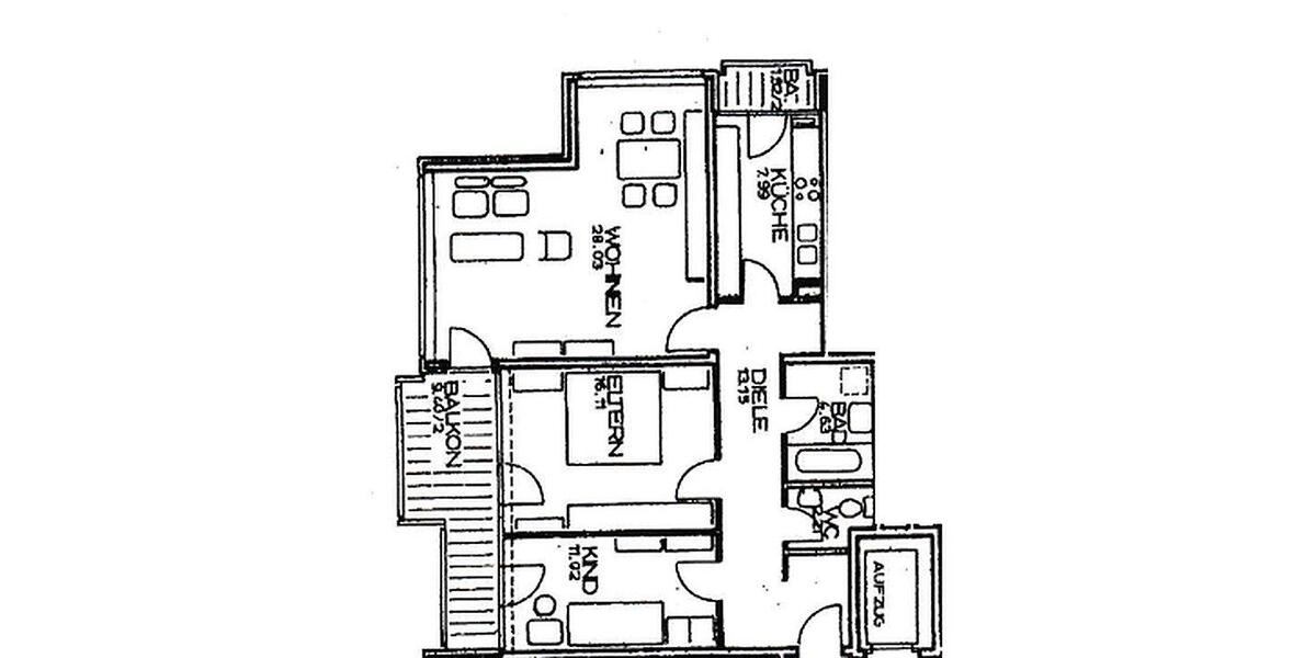 Etagenwohnung Endingen am Kaiserstuhl - 3 Zimmer, 89 m&sup2;, 259.000&euro; | Angebot:26831939