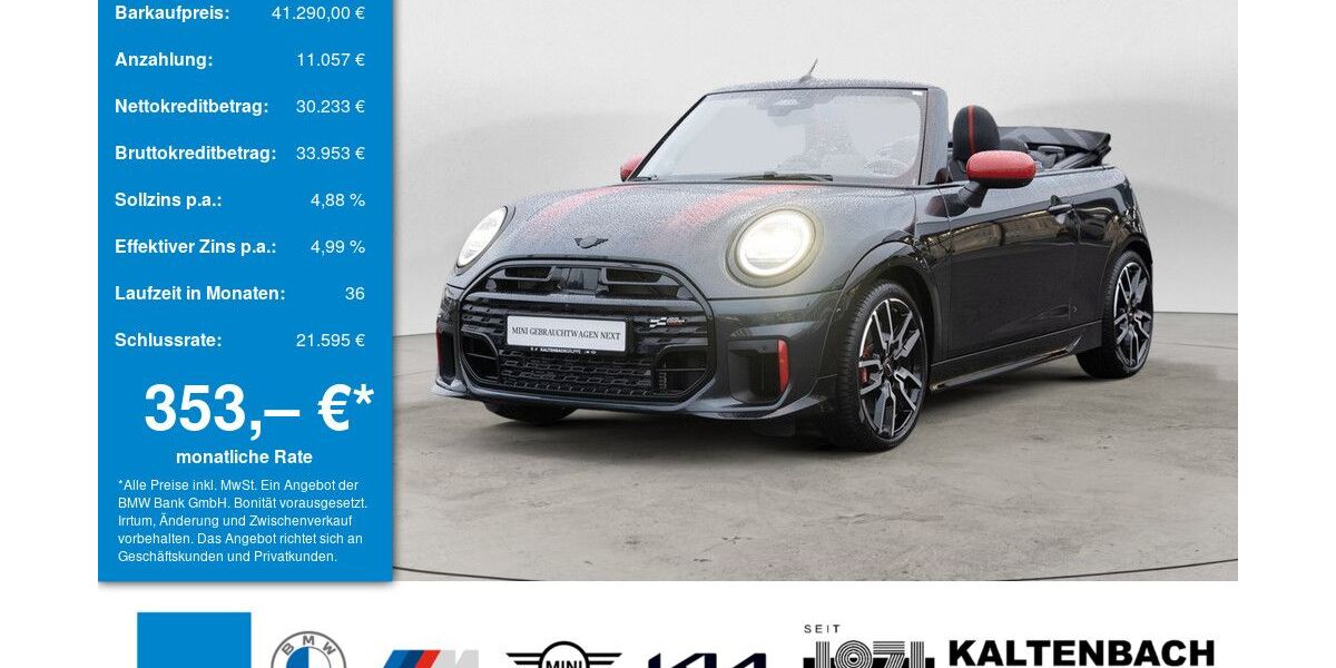Mini John Cooper Works Cabrio 7.139 km 41.290 &euro; Waldbröl 51545