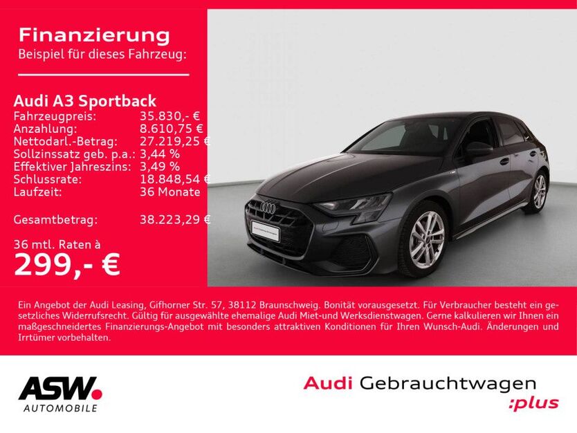 Audi A3 15.600 km 35.830 € Heilbronn 74074