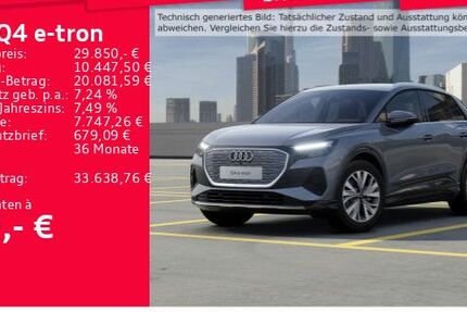 Audi Q4 e-tron 11.552 km 28.850 &euro; Frankfurt am Main 60326