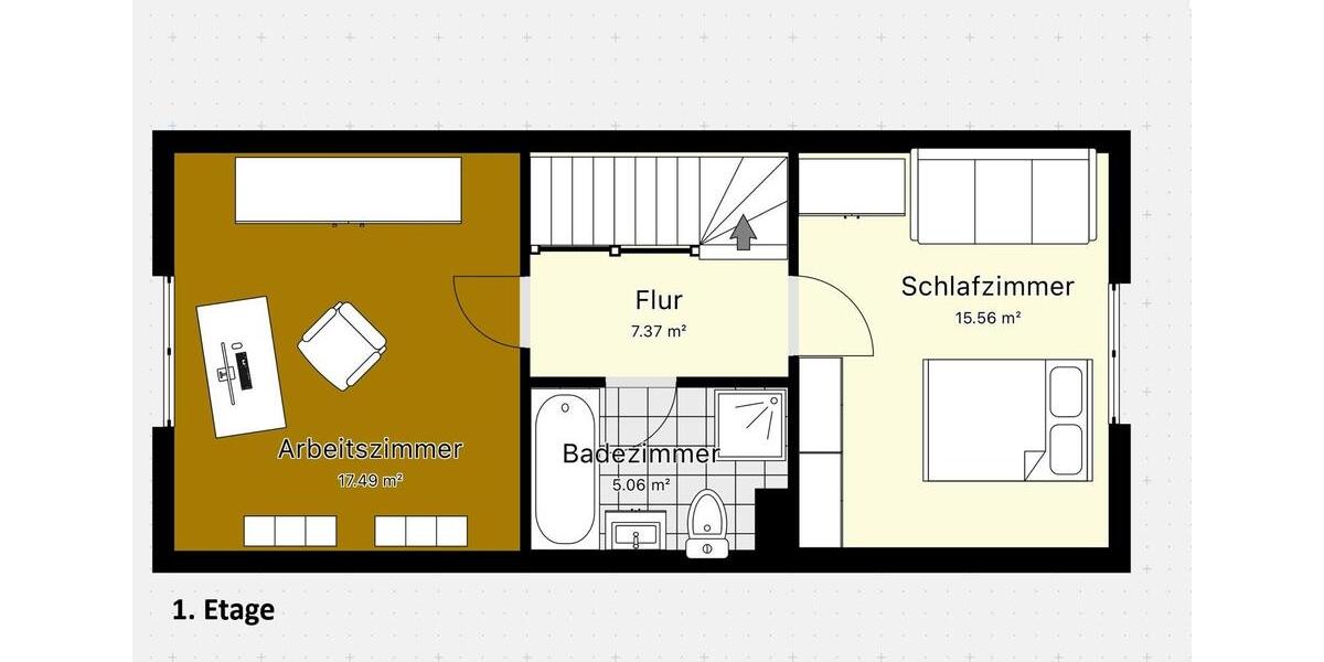 Reihenhaus Leipzig Ost - 4 Zimmer, 106 m&sup2;, 299.000&euro; | Angebot:25925158