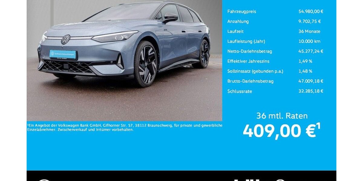 VW ID.7 13.998 km 54.980 &euro; Trier 54292
