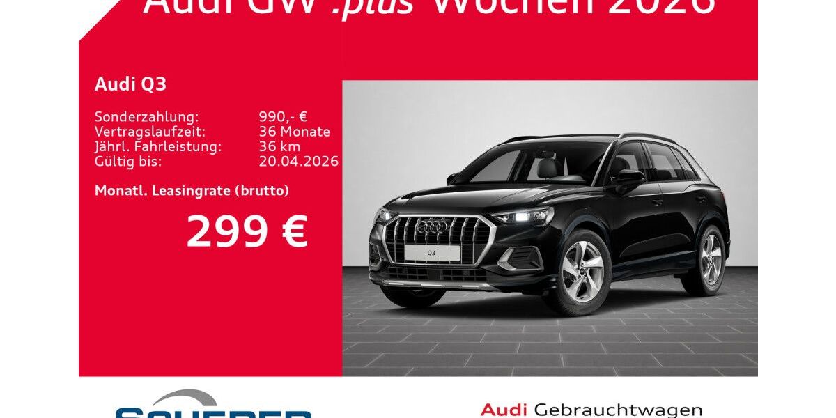 Audi Q3 23.846 km 36.990 &euro; Homburg 66424