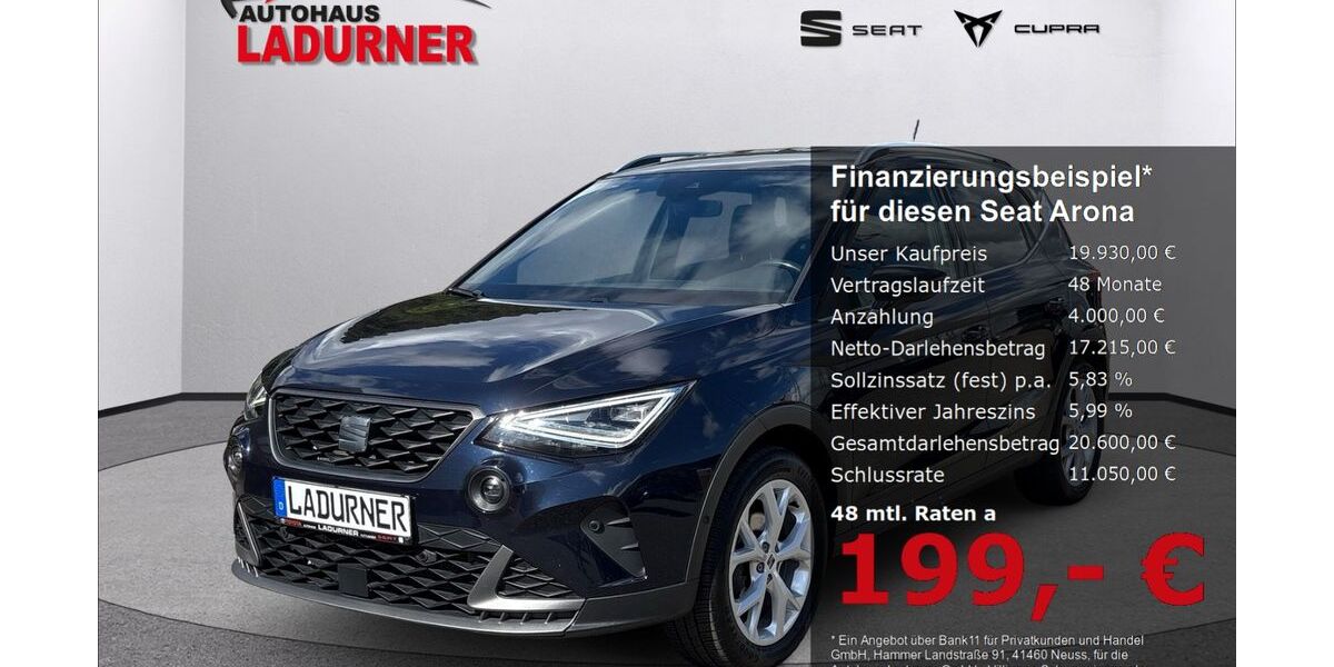 Seat Arona 54.500 km 19.930 &euro; Villingen-Schwenningen 78052