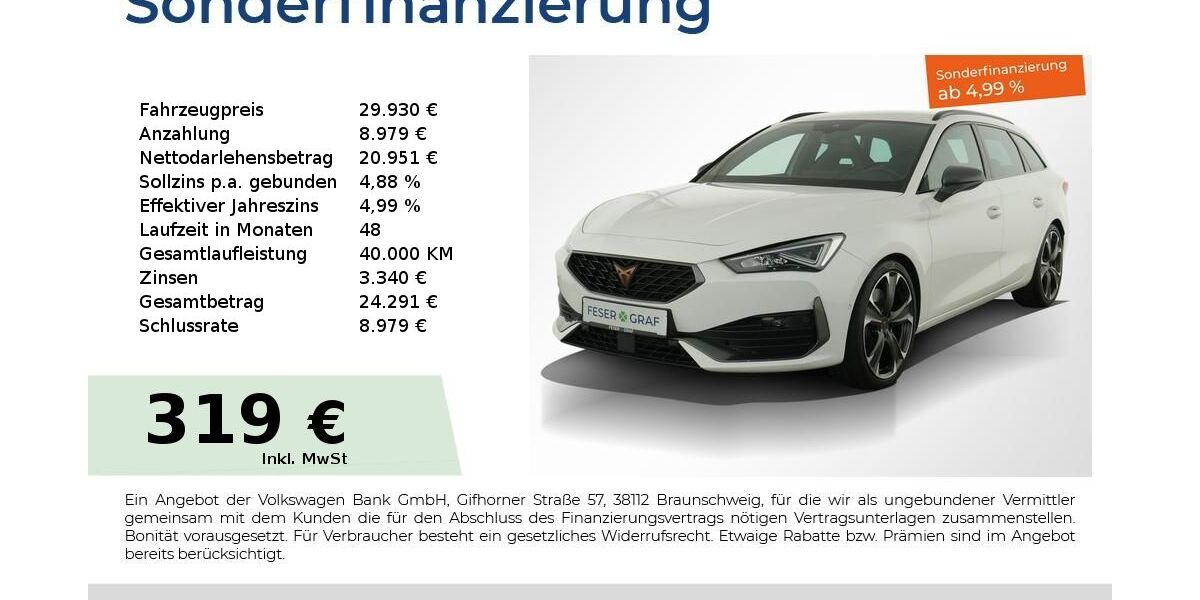 Cupra Leon 17.950 km 29.930 &euro; Nürnberg 90441