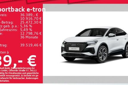 Audi Q4 e-tron 17.103 km 36.389 &euro; München 81825