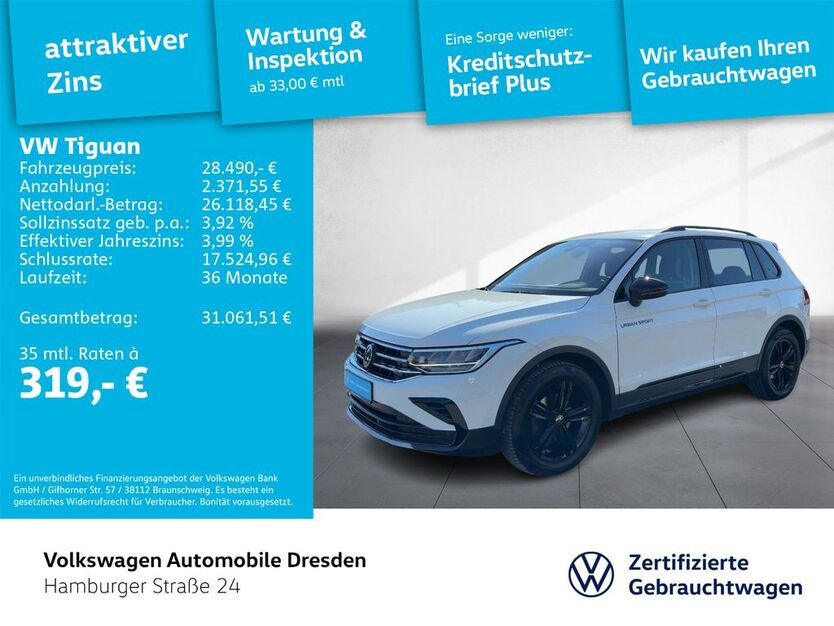 VW Tiguan 73.375 km 28.490 € Dresden 01067