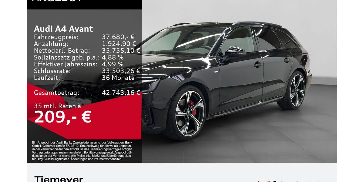 Audi A4 24.697 km 37.680 &euro; Dorsten 46284