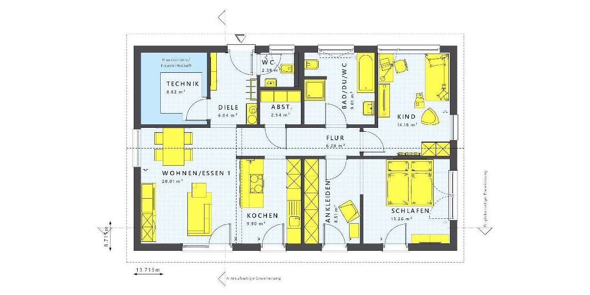 Einfamilienhaus Friedrichsdorf Burgholzhausen - 4 Zimmer, 101 m&sup2;, 956.793&euro; | Angebot:26451953