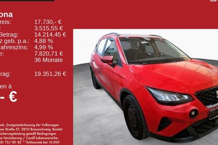 Seat Arona 17.560 km 17.730 &euro; Feldkirchen/Westerham 83620