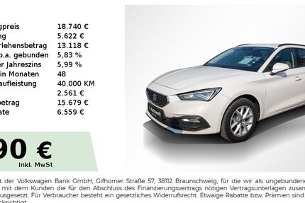 Seat Leon 59.850 km 18.740 &euro; Nürnberg 90431