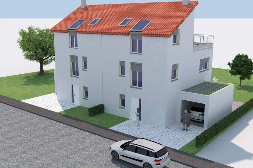 Grundstück für 8 EFH oder Doppelhäuser - Baugenehmigung für 1.Doppelhaus liegt bereits vor