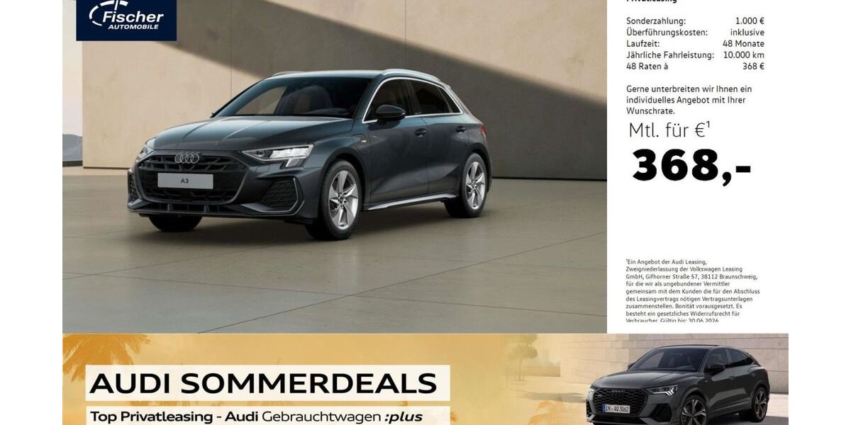 Audi A3 9.771 km 38.880 &euro; Neumarkt 92318