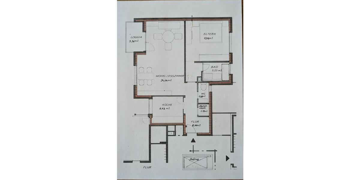 Etagenwohnung Baienfurt - 2 Zimmer, 62 m&sup2;, 226.000&euro; | Angebot:26676051