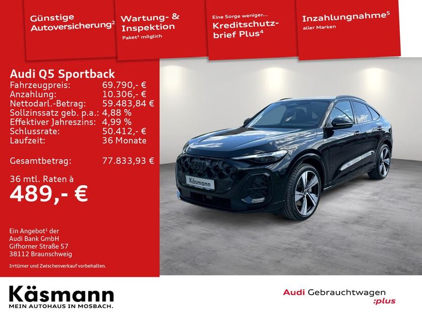 Audi Q5 6.500 km 69.790 € Mosbach 74821