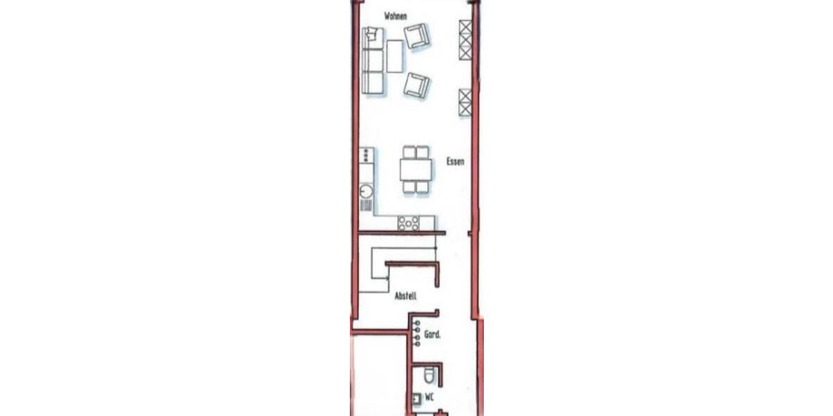 Schönes, geräumiges Haus mit 3 Zimmern 3 zimmer