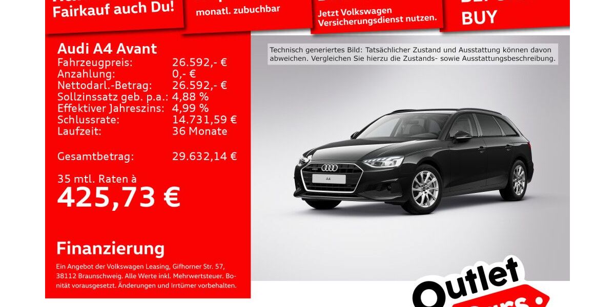 Audi A4 104.901 km 26.592 &euro; Weinheim 69469