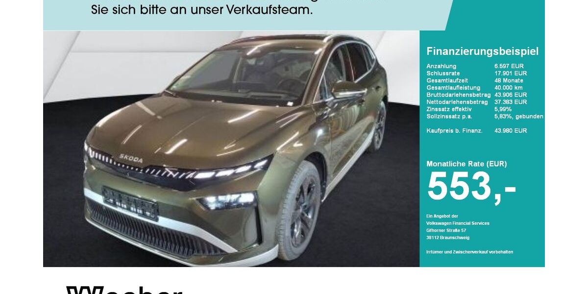 Skoda Enyaq 8.076 km 43.390 &euro; Leonberg 71229
